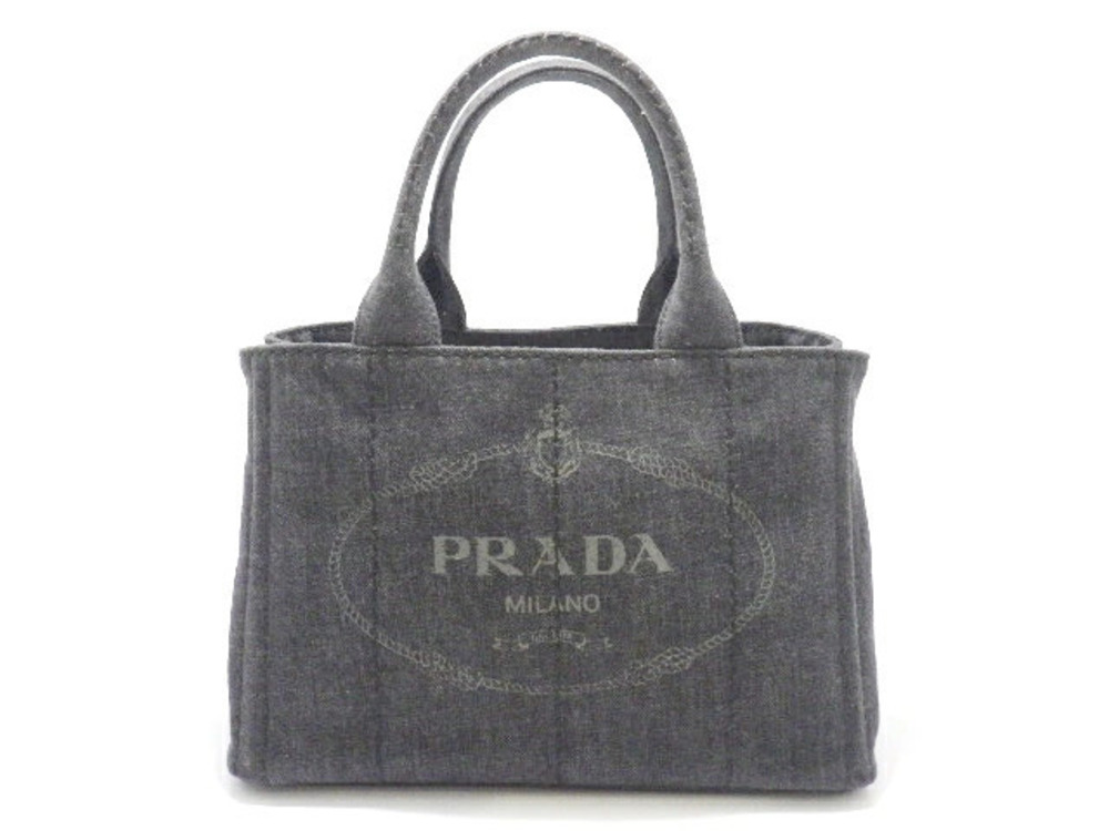 Prada Canapa handbag canvas black